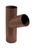 Тройник трубы 125/90 Rooftop dRain Ral 8004 Grand Line